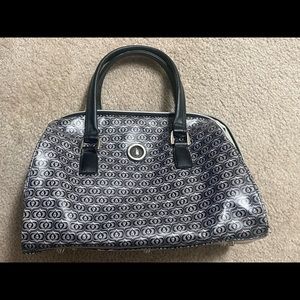 B.tl handbag purse tote luggage. Never used. Monogram Collection.